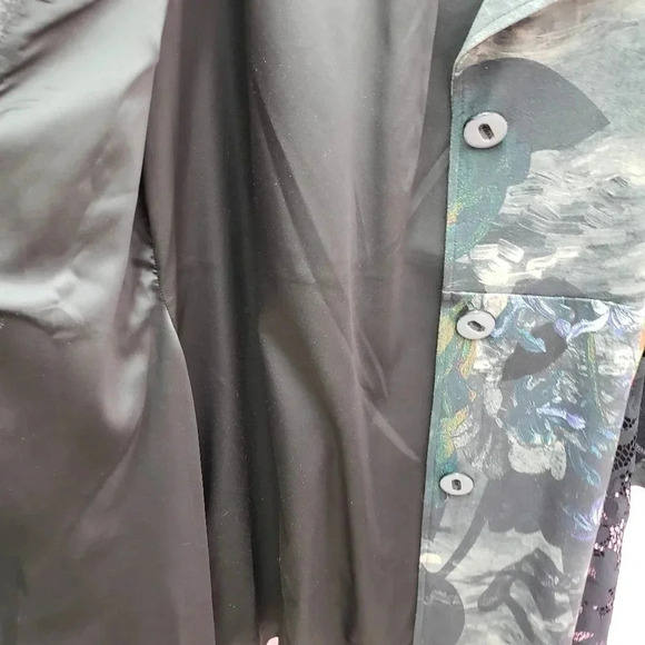 Aris A Vintage Floral Button Front Jacket - Picture 7 of 8